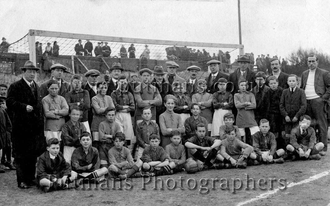 Walton Council School v Chingford - January 1923 on Bath House Meadow. Score Walton 6 Chingford 2