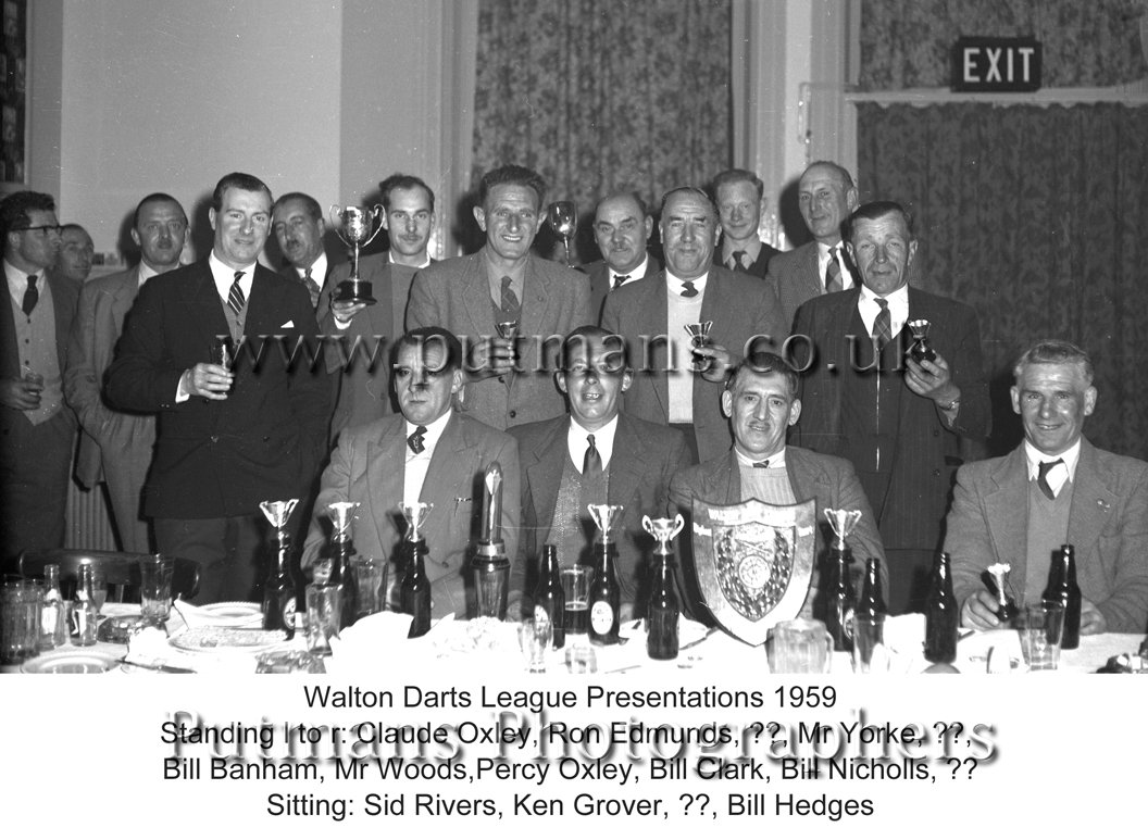 Walton Darts Presentations 1959
