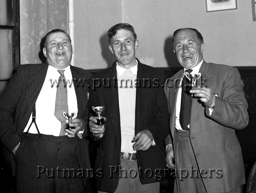 Walton Darts Presentations 1959 - Centre Jimmy Markham Right Dixie Dean