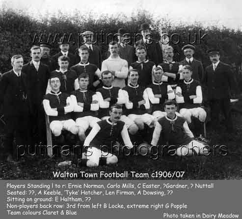 Walton Football Team c1906