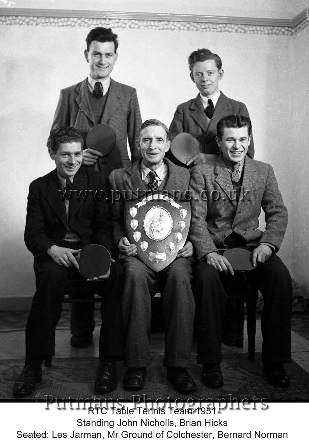 YMCA Table Tennis Team 1951