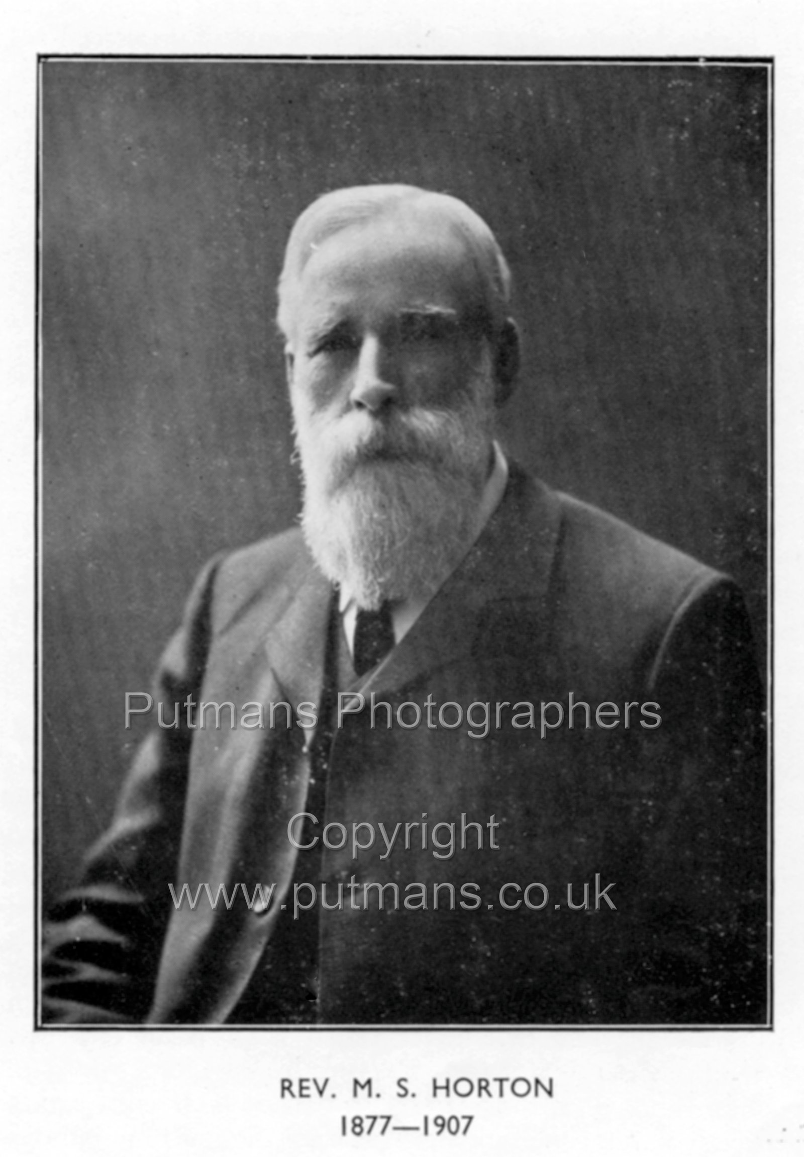 Horton Revd Congregational Minister