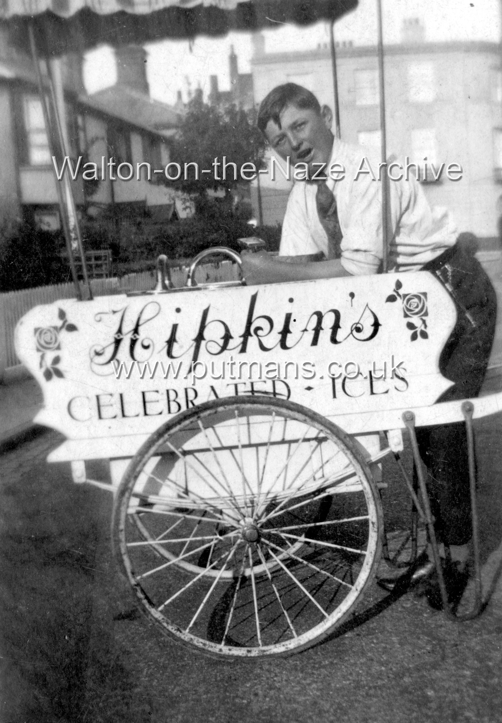 Hipkin Tom with Ice Cream cart