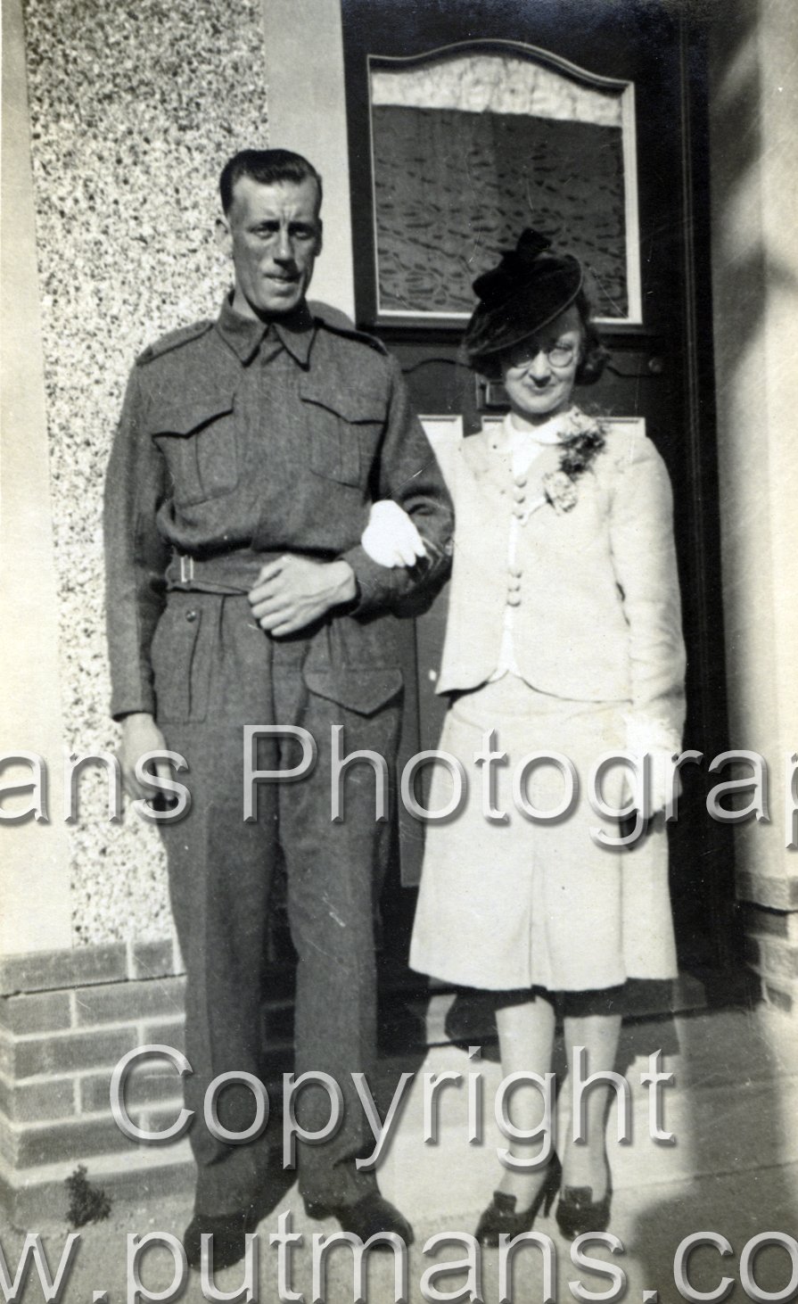 Jackson Frank (Jim) & Nancy wedding day