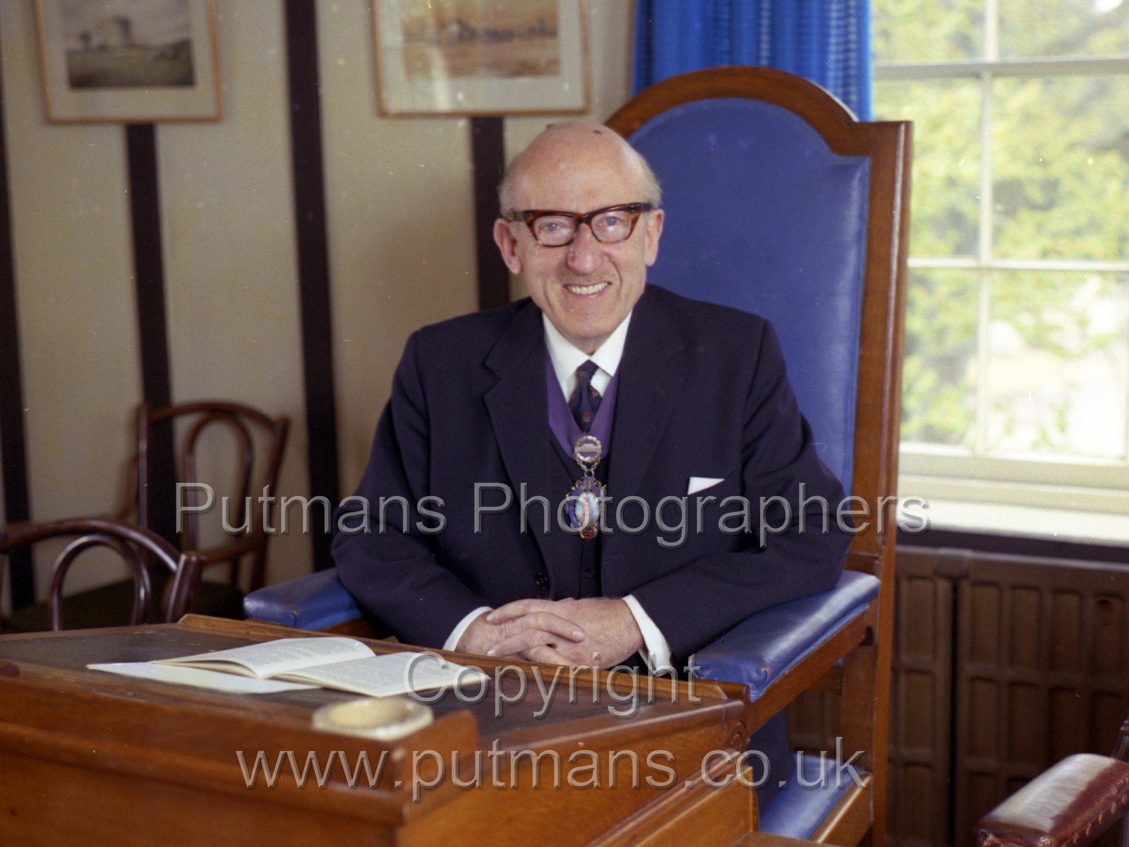 Johnson Grp Capt 1974 Chair F & W Council