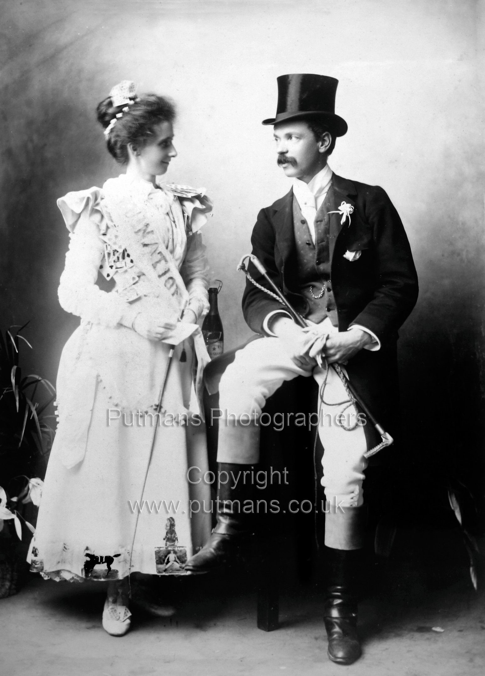 Mr & Mrs Lansdowne c1899 Ref 3253