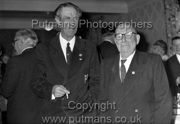 Oxley Jonas with Tom Bloom both Lifeboat Coxswains March 1968