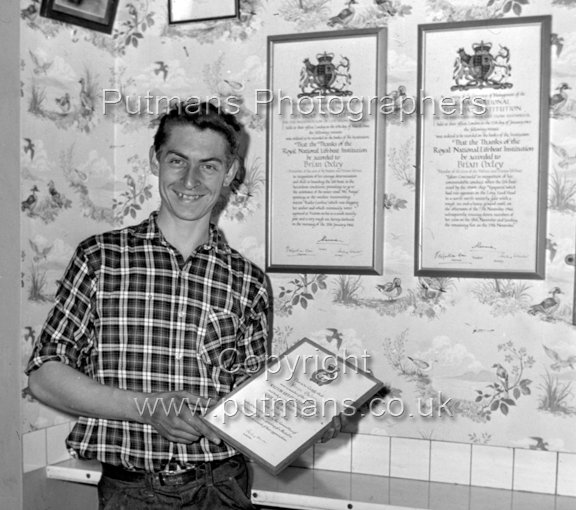 Oxley Brian Lifeboat Coxswain with 3 Awards 1967