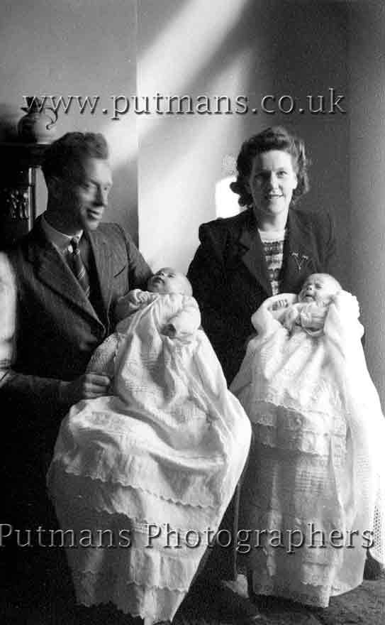 Smith-Gillard Len & Edie with twins