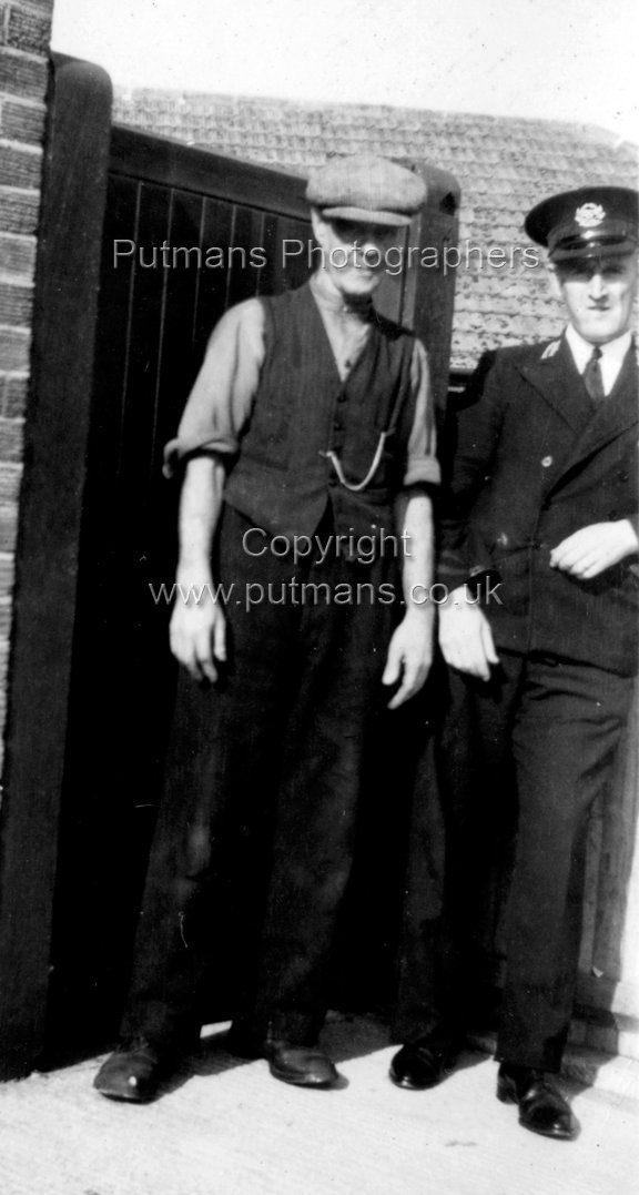 Sparkes Arthur with unknown bus inspector