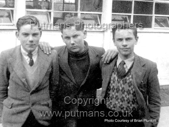 Towns Ron (right) Plunkett Brian (left) & Barfield Peter 1951