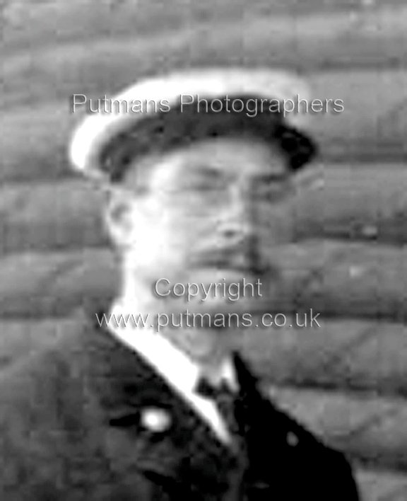 Unknown worker on pier railway