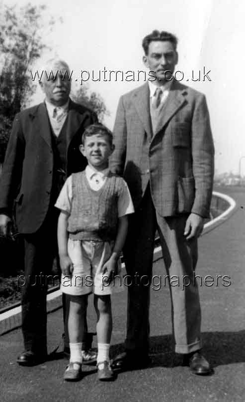Walby Edward George, Dennis & & William on Walton Station platform