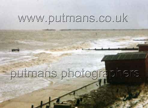 Ref 1604 Pier breached by storm 31st Dec 1979
