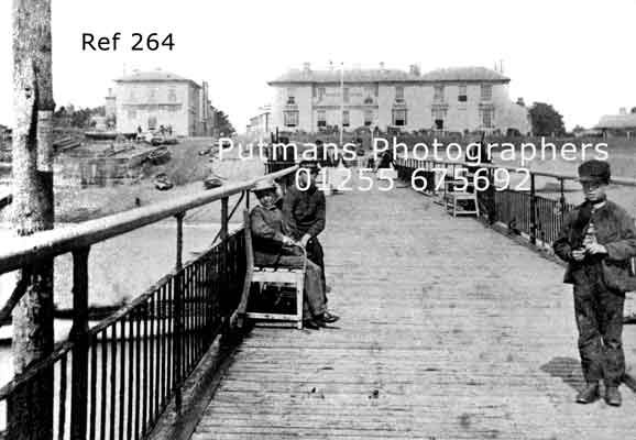 Ref 264 Kents Hotel from 1st pier (Note only 2 storeys) c1880