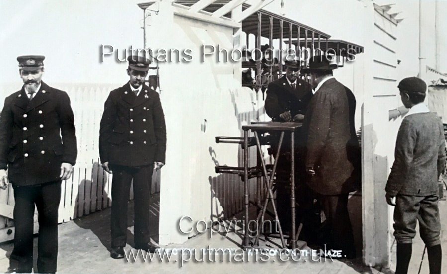 Ref 2876 Pier Electric Railway Ticket men