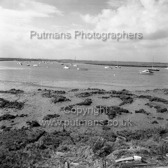 Ref 2065 River from sea wall Naze 1966