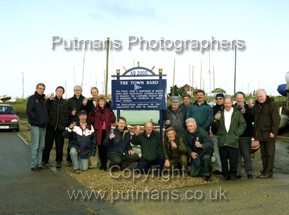 Ref 2398 Town Hard Association - New sign board 20th Jan 2000