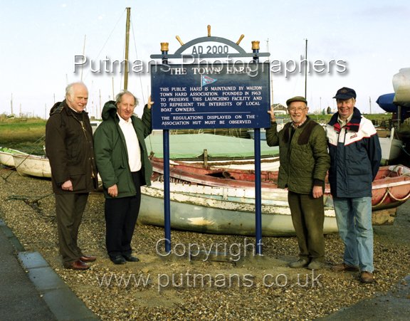 Ref 2399 Town Hard Association - New sign board 20th Jan 2000