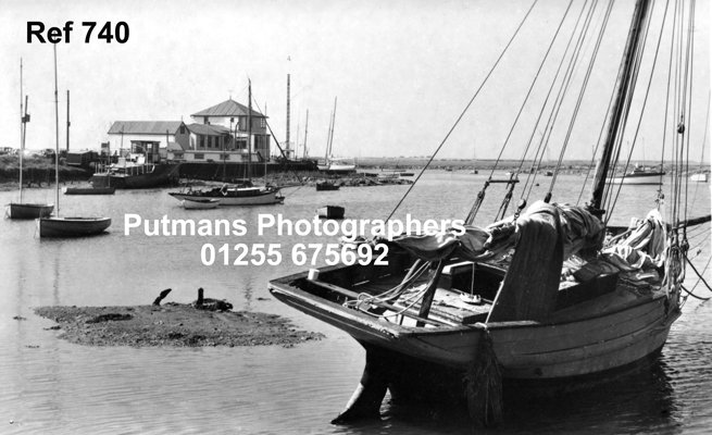 Ref 740 Yacht Club from Hamford Water