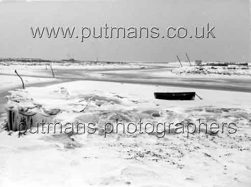 River under snow 1958