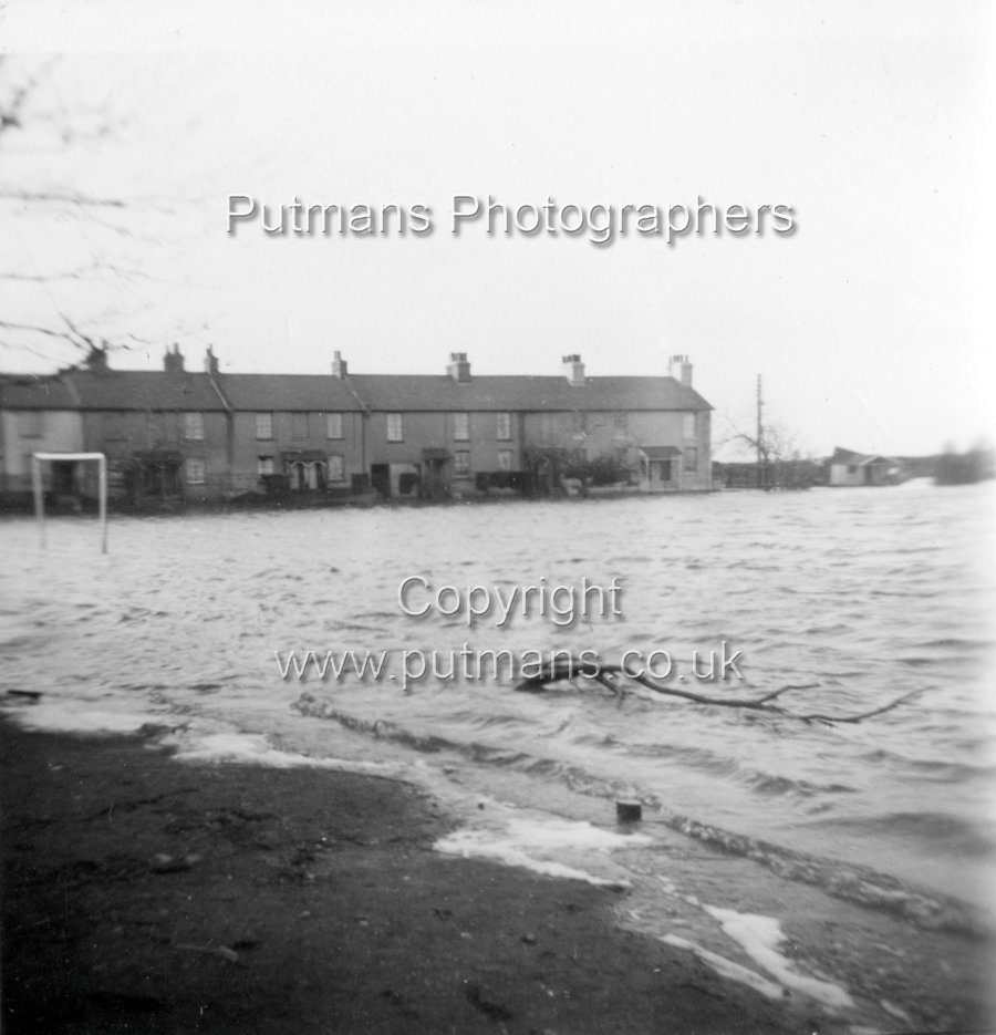 Ref 2917 School Playing Field flooded  1953