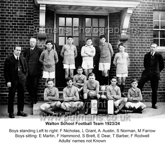 1923/24 Walton School Football Team