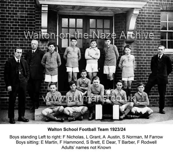 1923/24 Walton School Football Team