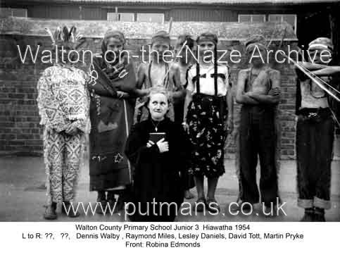 WCPS Junior 3 Hiawatha play 1954