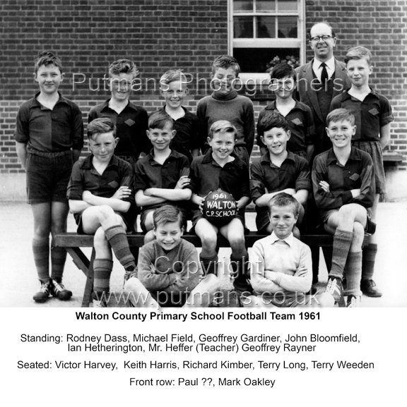 WCPS Football team 1961