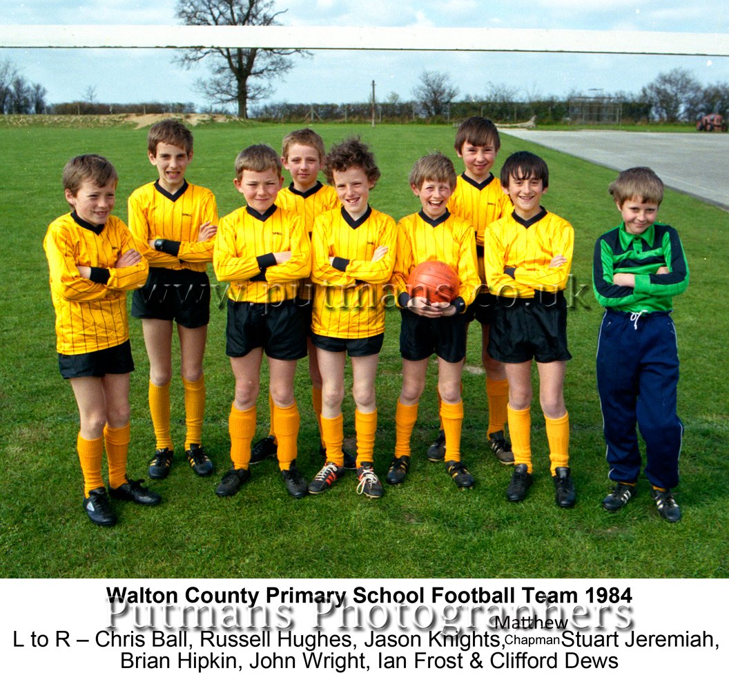 WCPS Football Team 1985