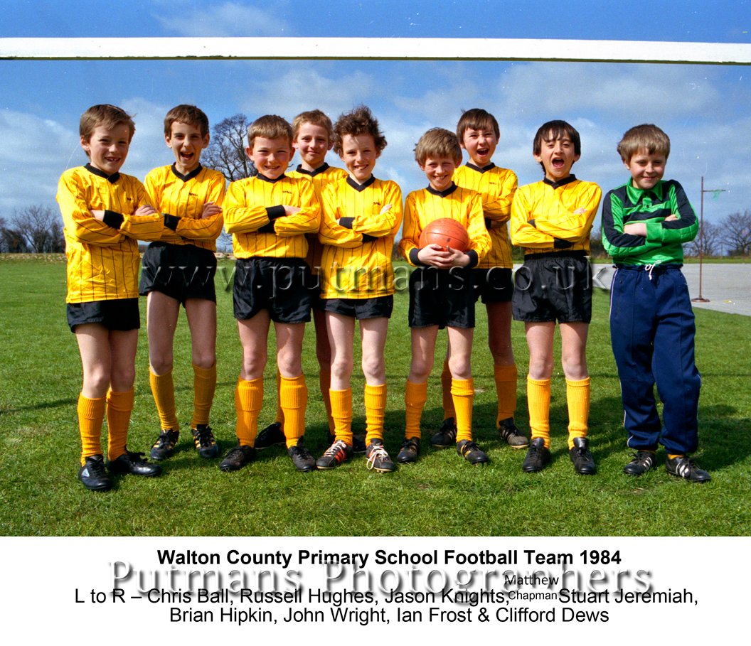 WCPS Football Team 1985
