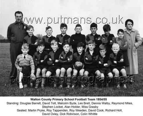 Walton Primary School Football Team 1954/55