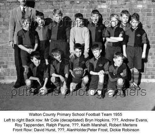 WCPS Football Team 1955