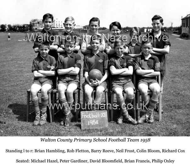 WCPS Football Team 1958