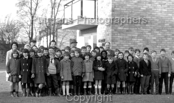 WCPS Children planting tree at Spendells 1968