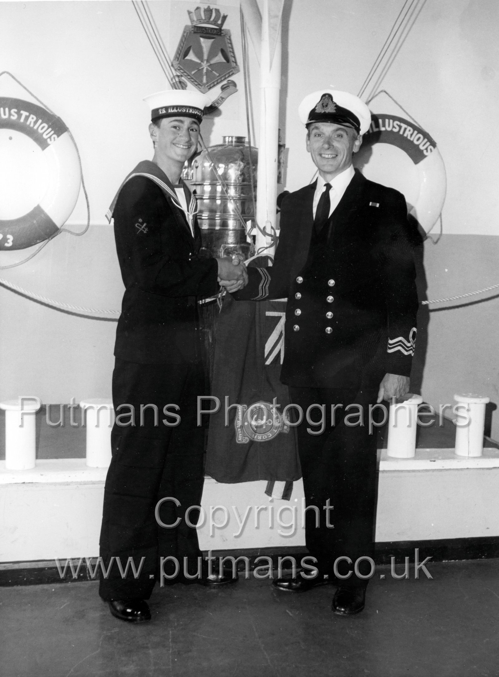 Sea Cadets Allister Frost, C.O. John Fletcher