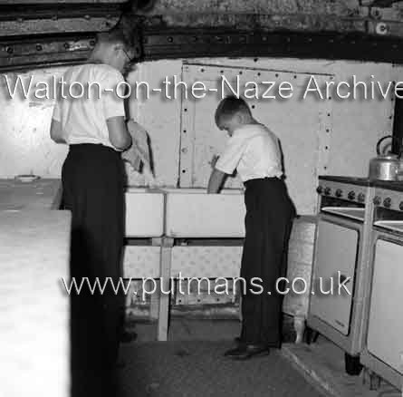 On board the British King barge 1965