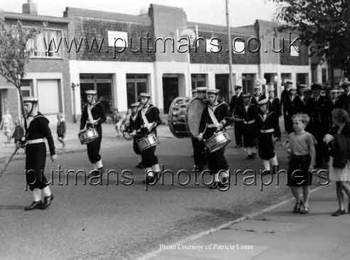 Sea Cadet Band parade in Frinton