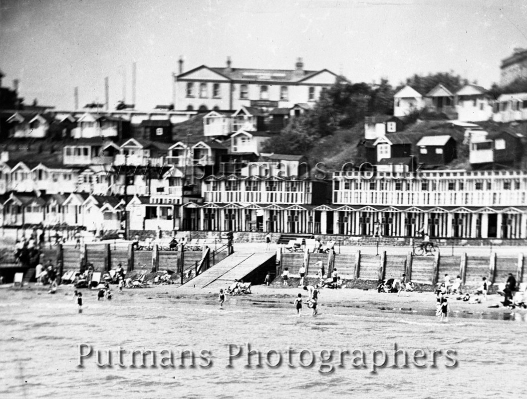 Ref 1280 Pier Beach and Hut Town