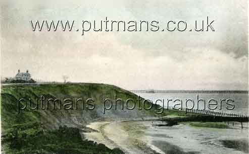 Ref 1601 Burnt House cliffs looking towards pier