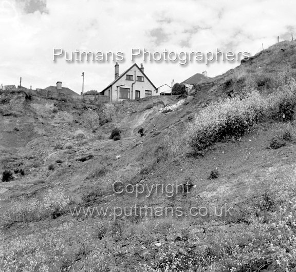 Ref 2283 Burnt House cliffs before grading c1955