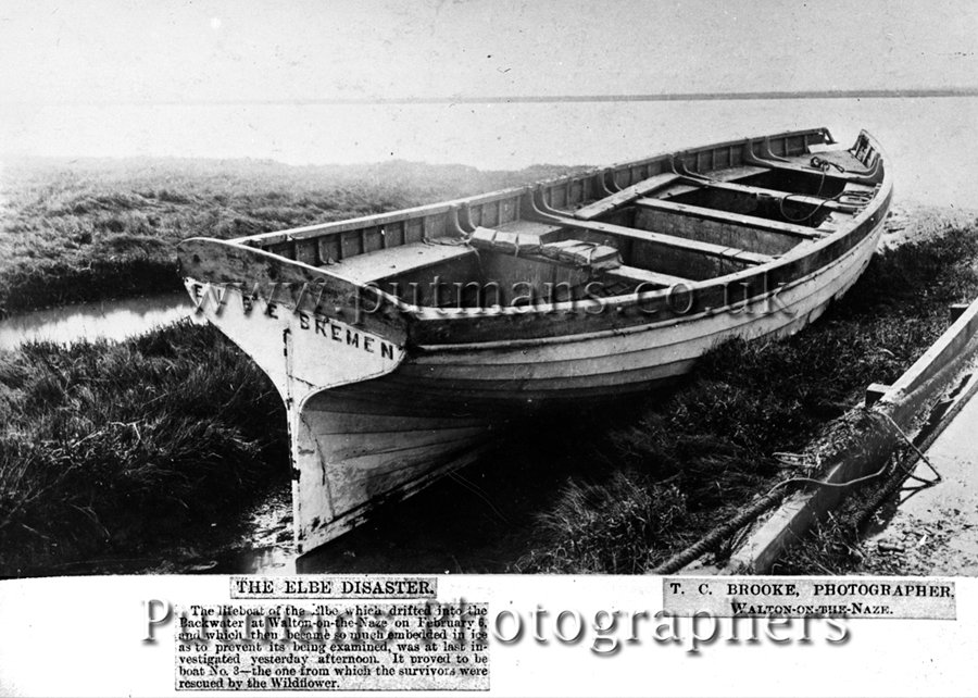 Ref 108 Lifeboat from the Elbe disaster