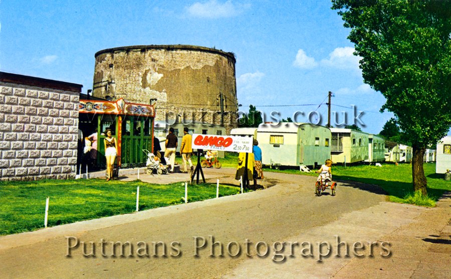 Ref 1297 Martello Caravan Camp & Tower c1960