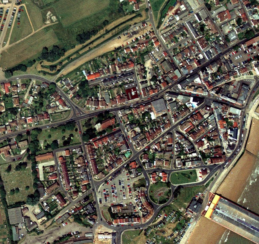 Ref 1648 Aerial view of the town