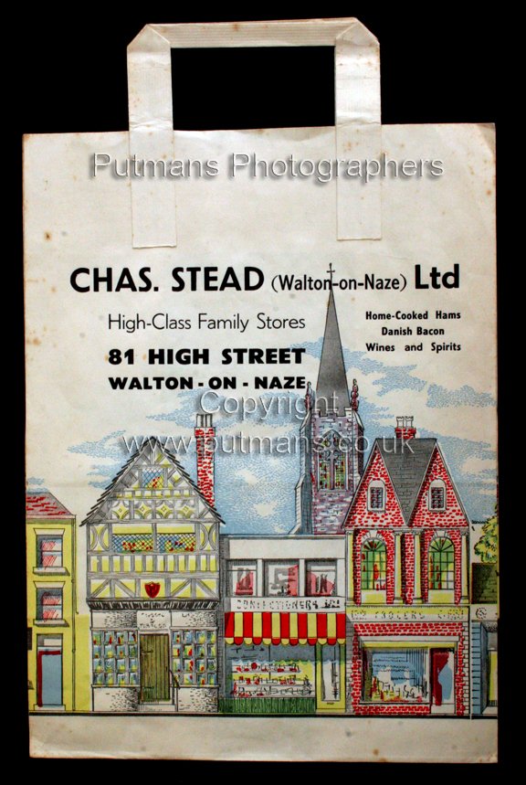 Ref 1991 Charles Stead carrier bag