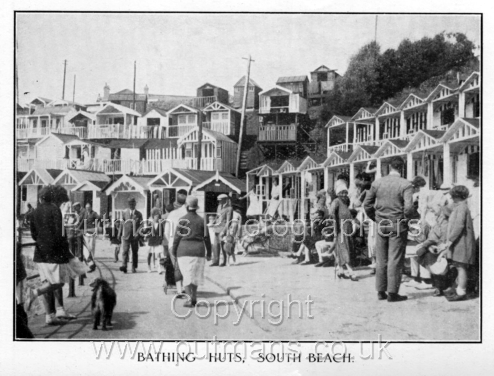 Ref 3029 South Beah Huts  from Walton's Official Handbook 1930s
