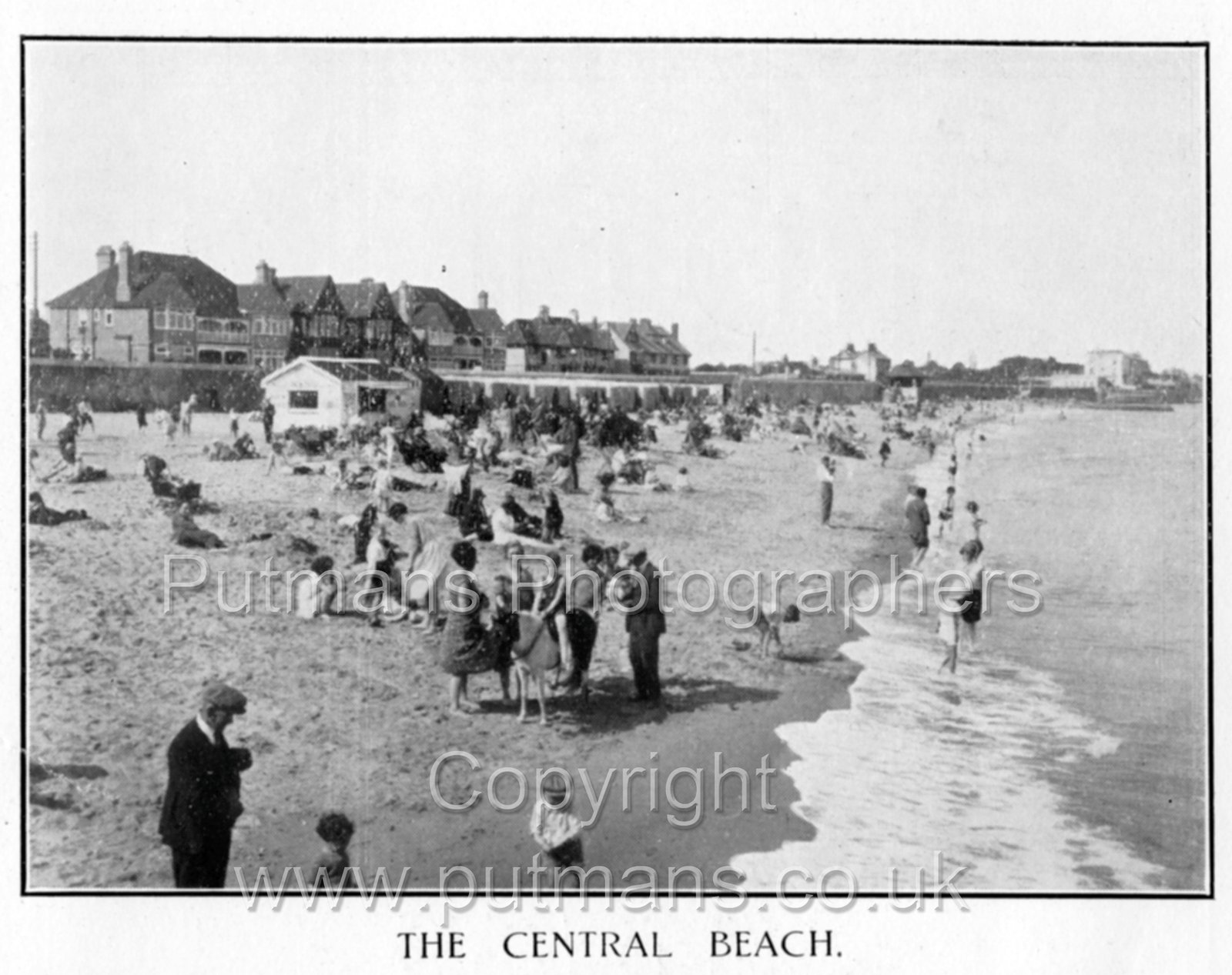 Ref 3030 Central Beach (Albion)  from Walton's Official Handbook 1930s