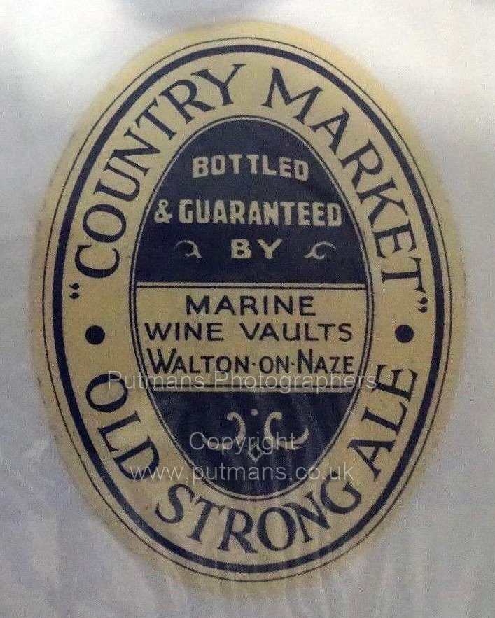 Ref 3062 Barker beer label Country Market Ale