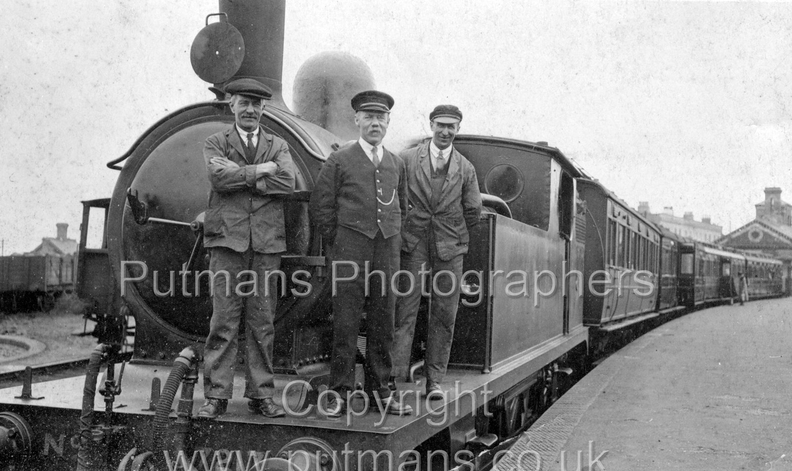 Railway Station — Left Bill Reynolds, Centre possibly Steve Dawson